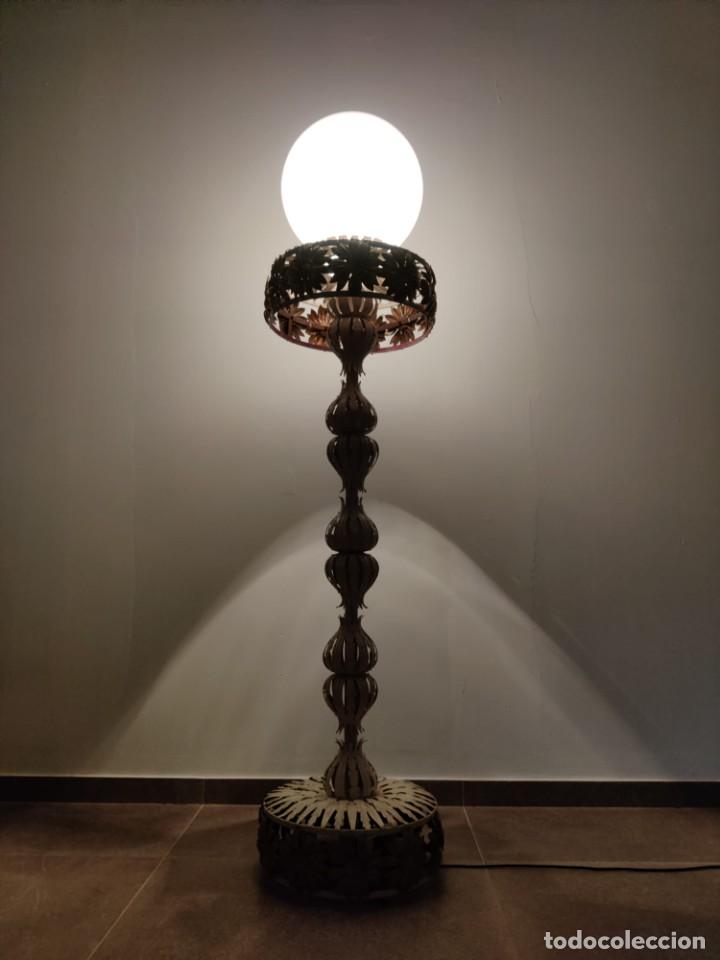 Vintage: Exclusiva l&aacute;mpara de pie estilo Maison Jansen , 1960s - Foto 10