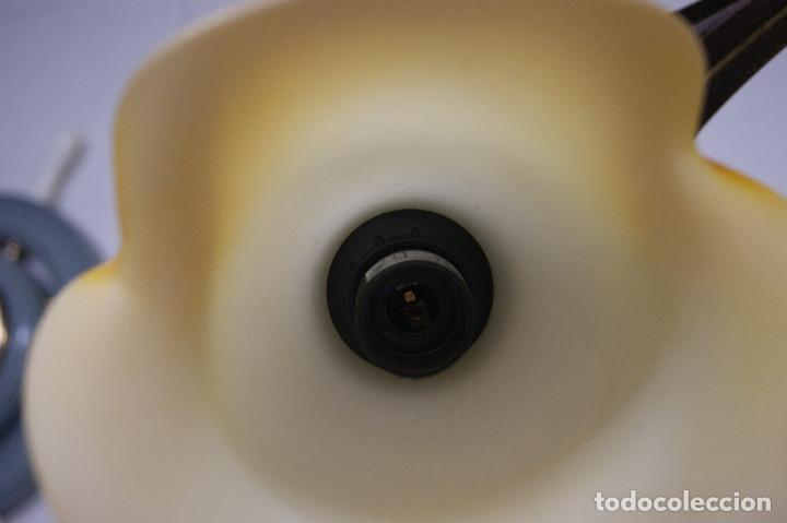 Vintage: lampara de techo marr&oacute;n y cristal - Foto 13