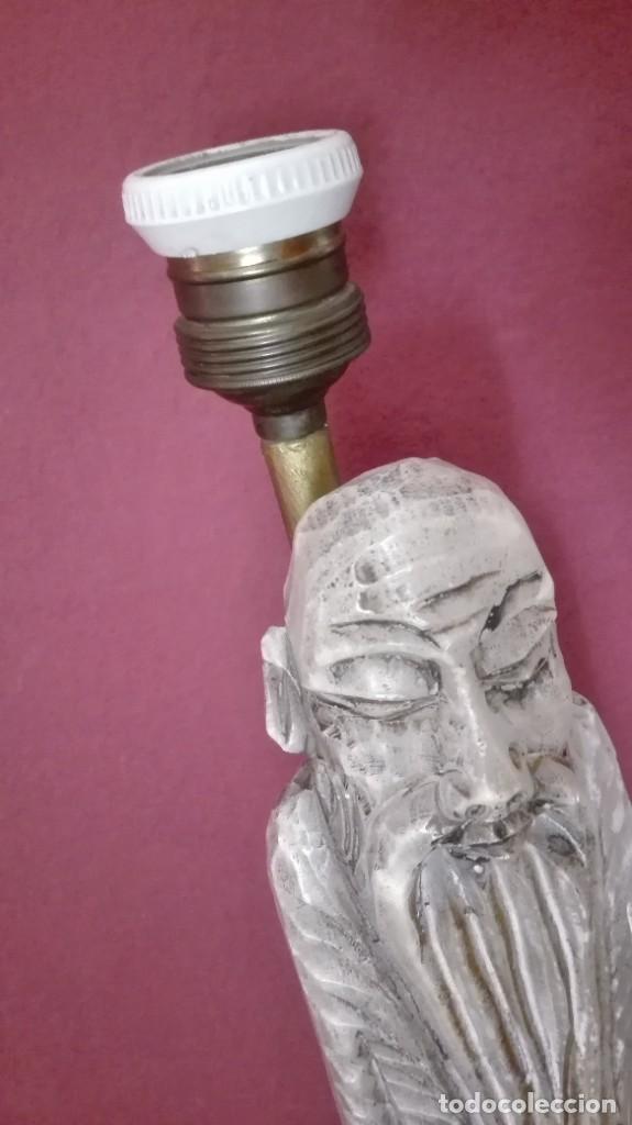 Vintage: LAMPARA MONJE ORIENTAL - Foto 10