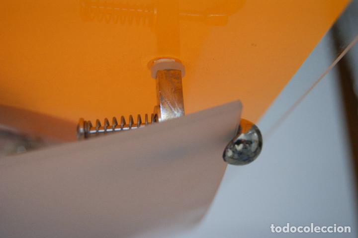 Vintage: lampara de techo tipo semiplaf&oacute;n naranja y blanco - Foto 11