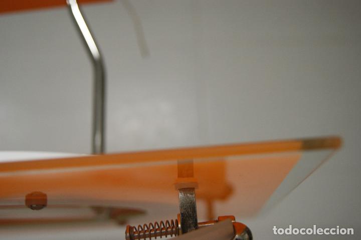 Vintage: lampara de techo tipo semiplaf&oacute;n naranja y blanco - Foto 14