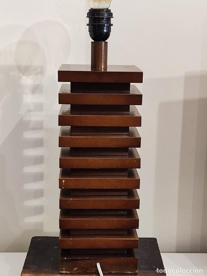 Vintage: LAMPARA MADERA - Foto 5