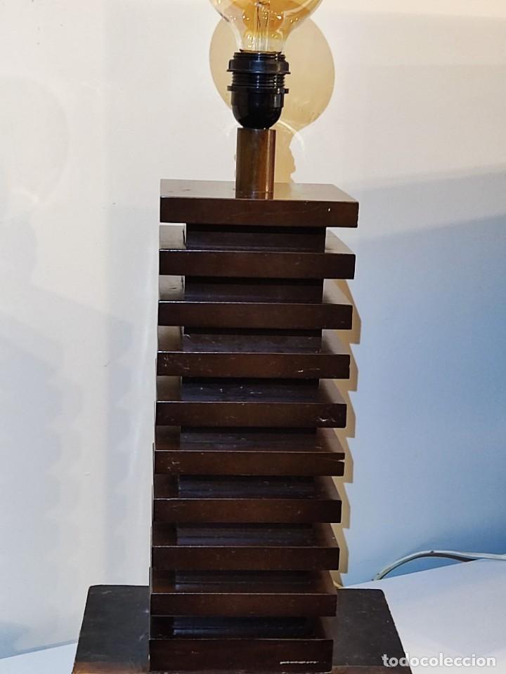 Vintage: LAMPARA MADERA - Foto 7