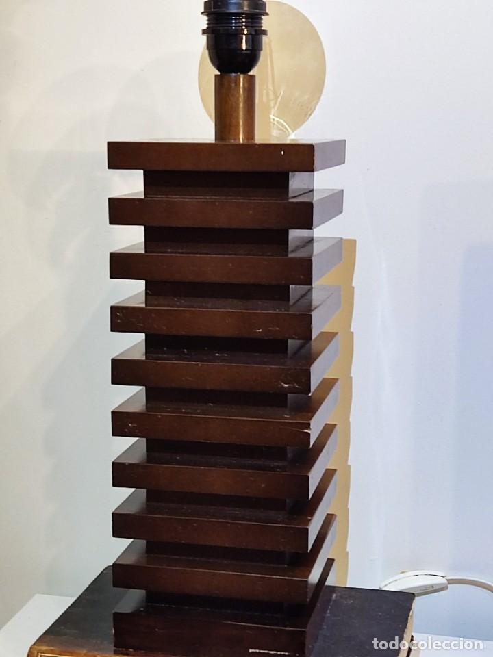 Vintage: LAMPARA MADERA - Foto 8
