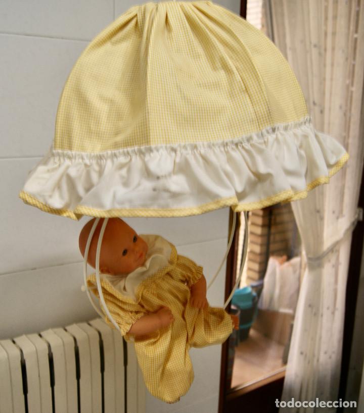 Vintage: lampara de techo infantil mu&ntilde;eco amarillo - Foto 3