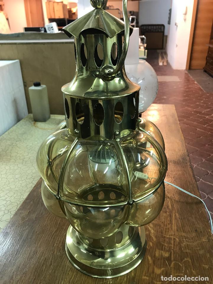 Vintage: L&aacute;mpara de techo na&uacute;tica tipo quinqu&eacute; - Foto 2