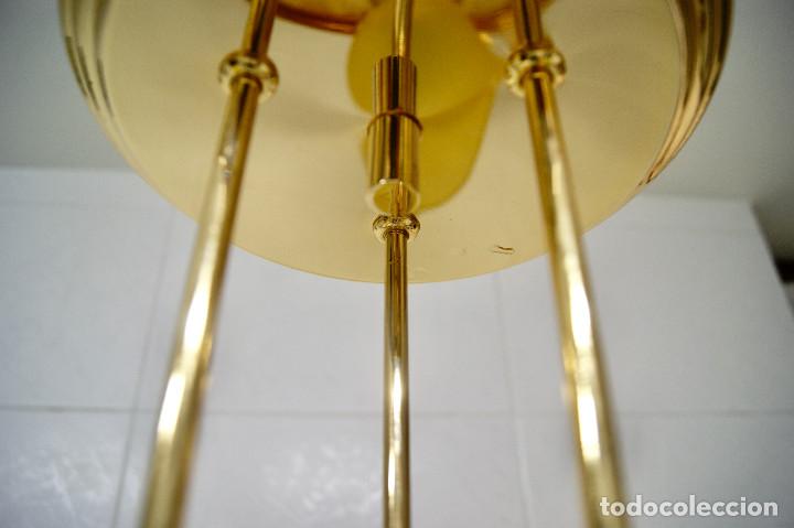 Vintage: lampara de techo dorada y cristal - Foto 18