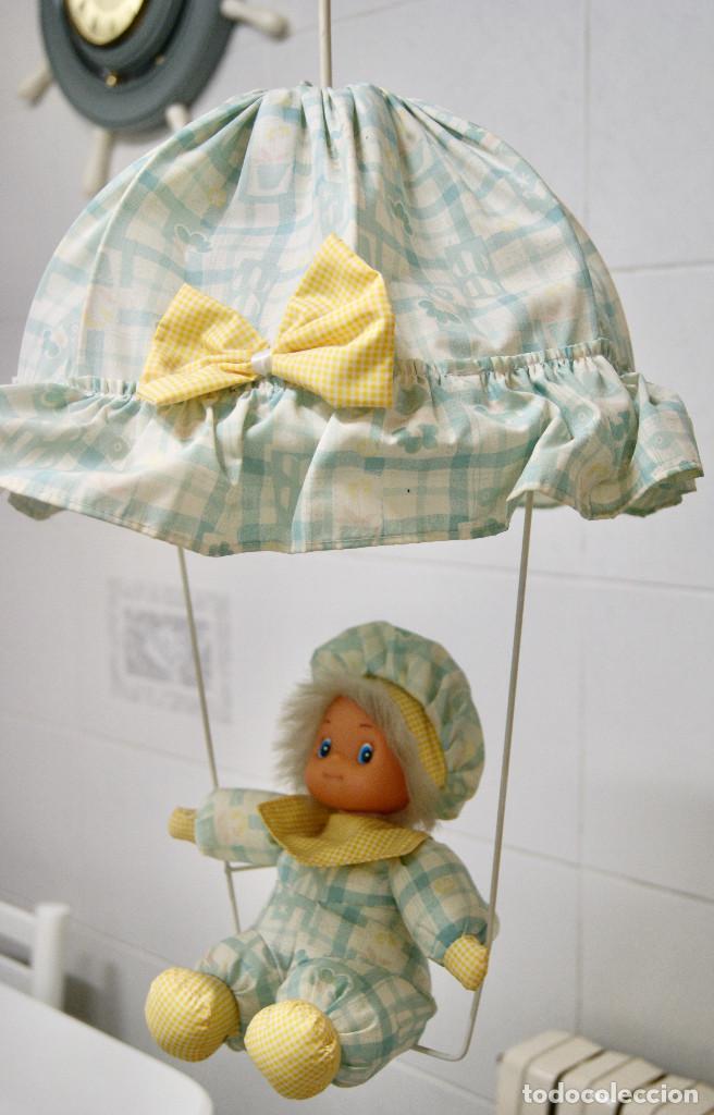 Vintage: lampara de techo infantil de mu&ntilde;eco - Foto 3