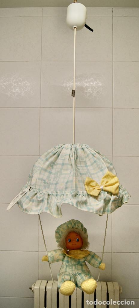 Vintage: lampara de techo infantil de mu&ntilde;eco - Foto 13