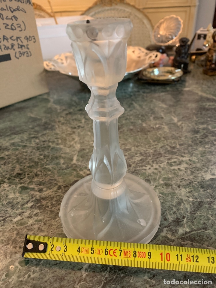 Vintage: Candelabro cristal tallado - Foto 1
