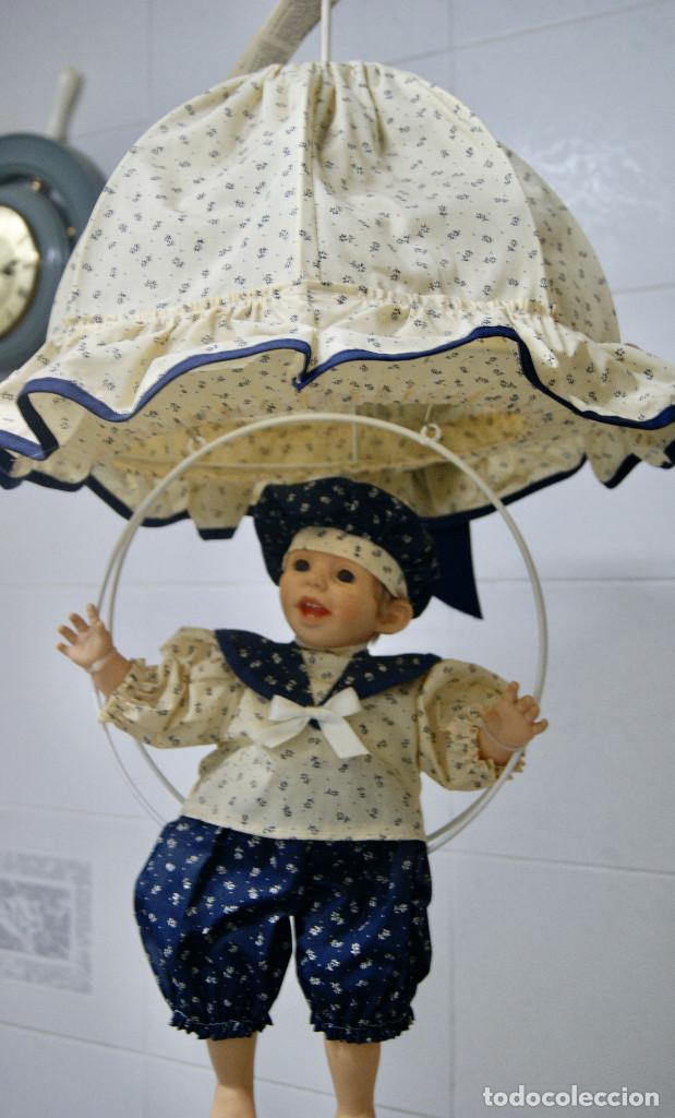 Vintage: lampara de techo infantil con mu&ntilde;eco - Foto 4