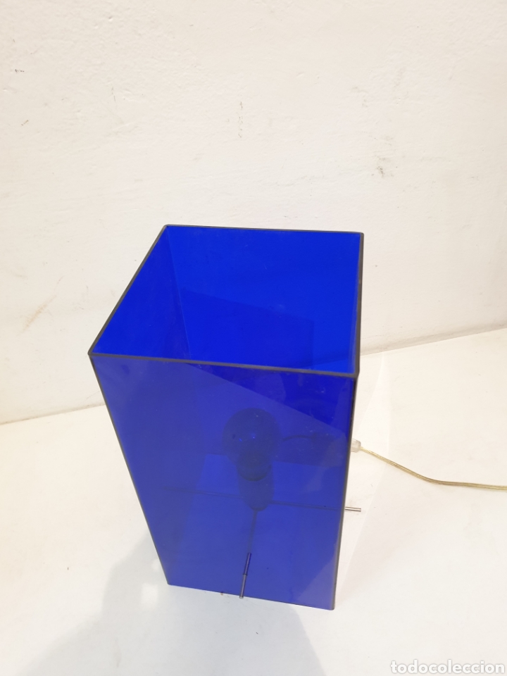 Vintage: LAMPARA METACRILATO AZUL - Foto 4