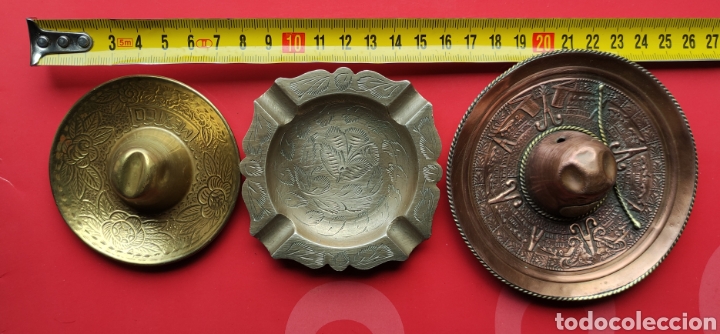 Vintage: 3 platillos o ceniceros , - Foto 4