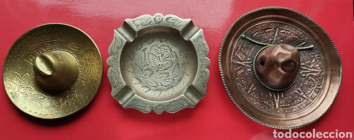 Vintage: 3 platillos o ceniceros , - Foto 1