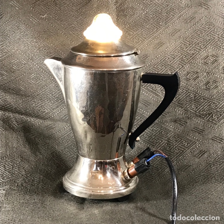Vintage: L&aacute;mpara cafetera &ldquo;Upcycling&rdquo; - Foto 1