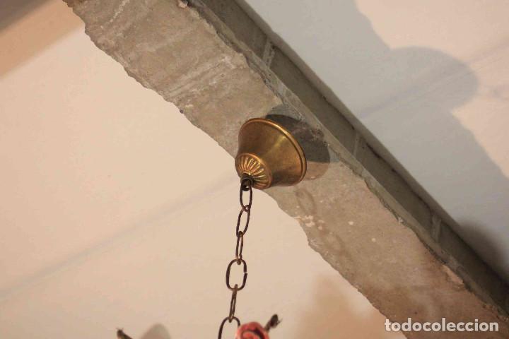 Vintage: LAMPARA TECHO PORCELANA - Foto 8