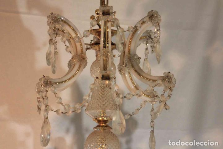 Vintage: LAMPARA TECHO BLANCA 6 LUCES - Foto 7