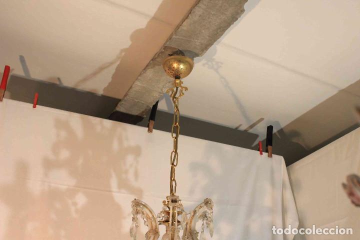 Vintage: LAMPARA TECHO BLANCA 6 LUCES - Foto 8