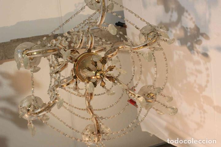 Vintage: LAMPARA TECHO BLANCA 6 LUCES - Foto 11