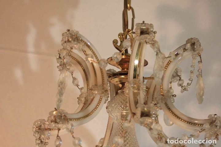 Vintage: LAMPARA TECHO BLANCA 6 LUCES - Foto 15