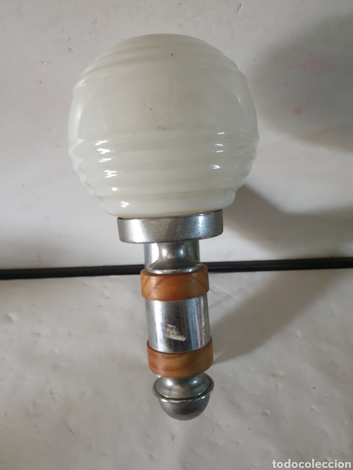 Vintage: APLIQUE MADERA Y ACERO - Foto 2