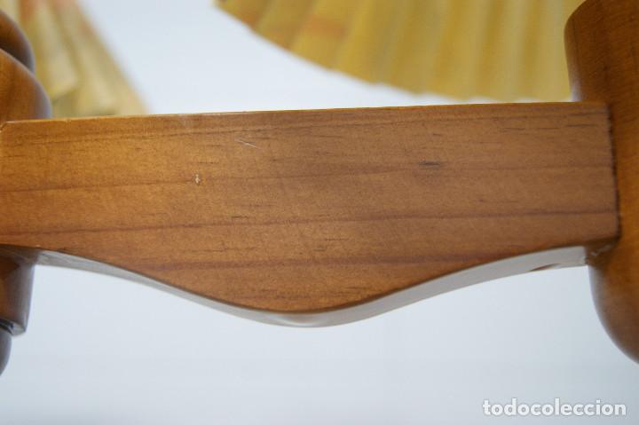 Vintage: lampara de techo madera y pantallas - Foto 11