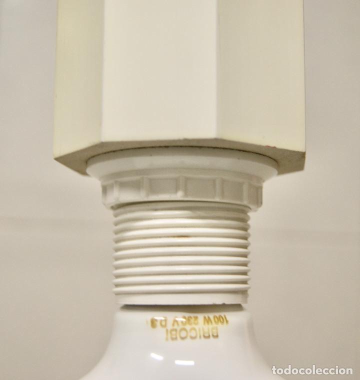 Vintage: lampara de techo lapicero blanco - Foto 2