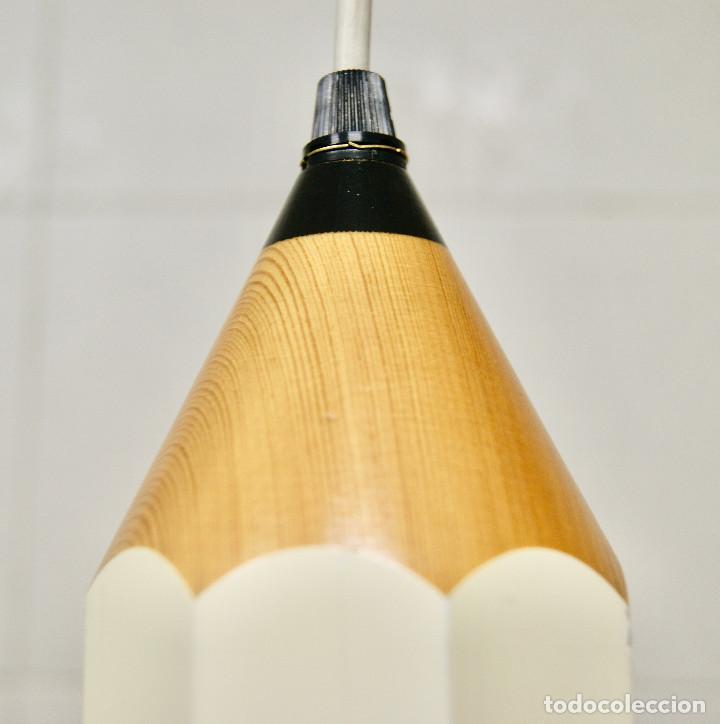 Vintage: lampara de techo lapicero blanco - Foto 5