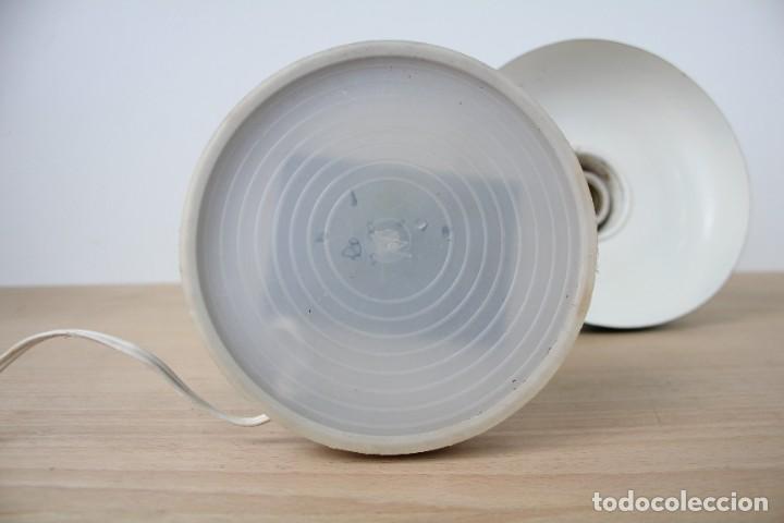 Vintage: L&aacute;mpara de mesa flexo. Verde turquesa. Vintage. - Foto 10