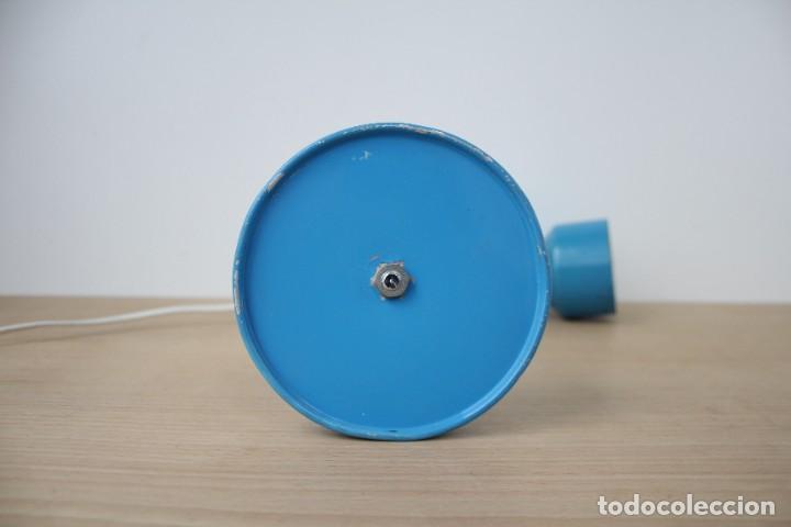 Vintage: L&aacute;mpara de mesa flexo. Azul. Marca Macia. - Foto 7