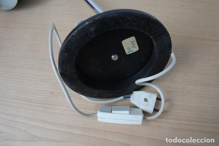 Vintage: L&aacute;mpara de mesa flexo. Negro. Vintage. - Foto 11
