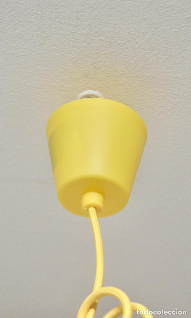 Vintage: lampara de techo lapicero color amarillo - Foto 7