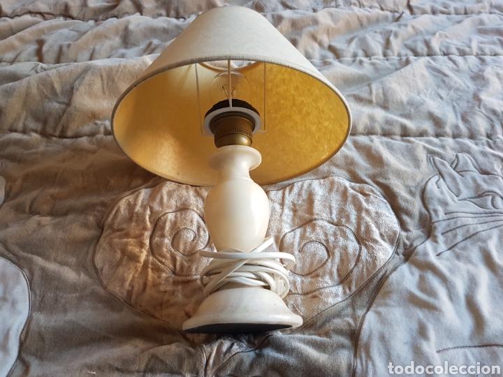 Vintage: Lampara de sobremesa con pie de marmol - Foto 1