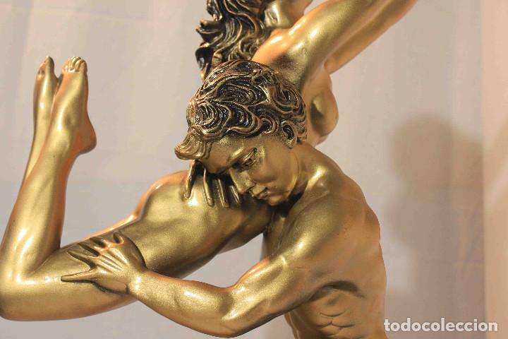 Vintage: LAMPARA ESCULTURA PAREJA - Foto 7