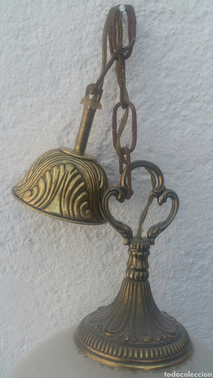 Vintage: L&aacute;mpara de techo, tres luces. - Foto 4
