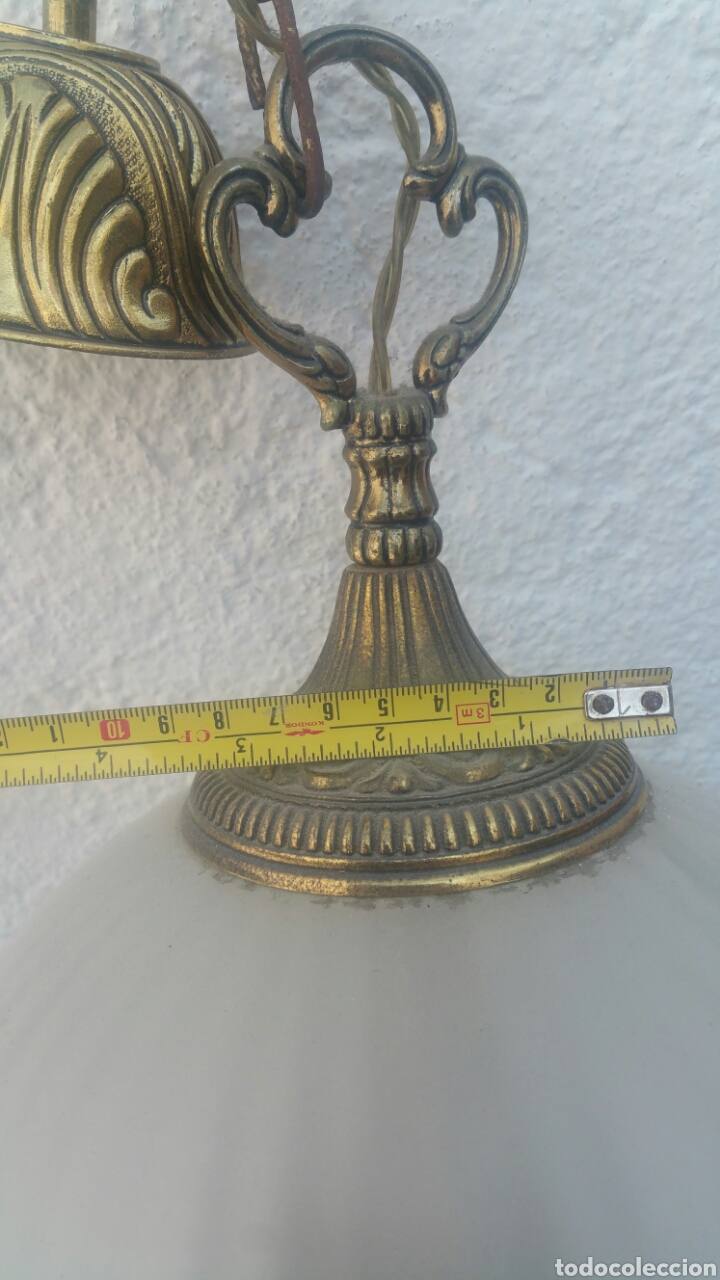 Vintage: L&aacute;mpara de techo, tres luces. - Foto 9