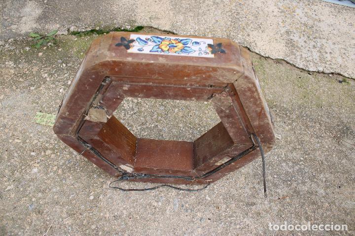 Vintage: exagono de madera y ceramica - Foto 4