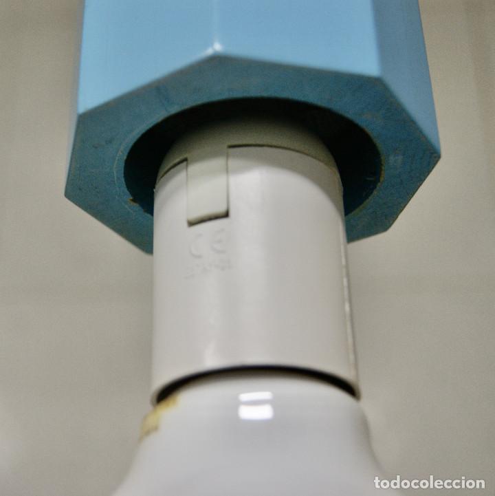 Vintage: lampara de techo lapicero color azul - Foto 2