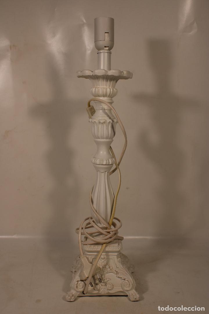 Vintage: pie de lampara de resina - Foto 3