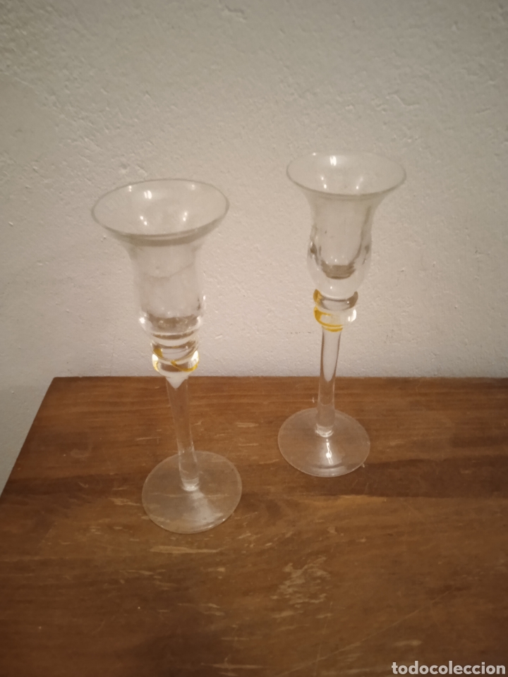Vintage: Candelabros de cristal - Foto 1