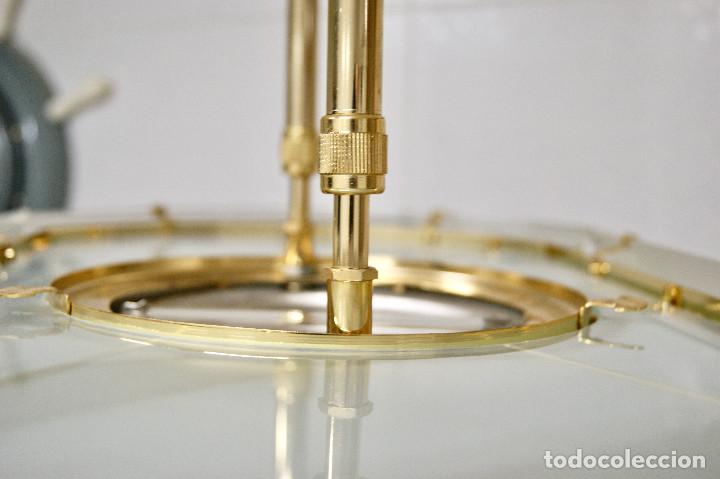 Vintage: lampara de techo dorada y cristal - Foto 18