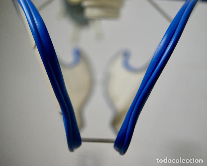 Vintage: lampara de techo helic&oacute;ptero blanco, azul y rojo - Foto 12