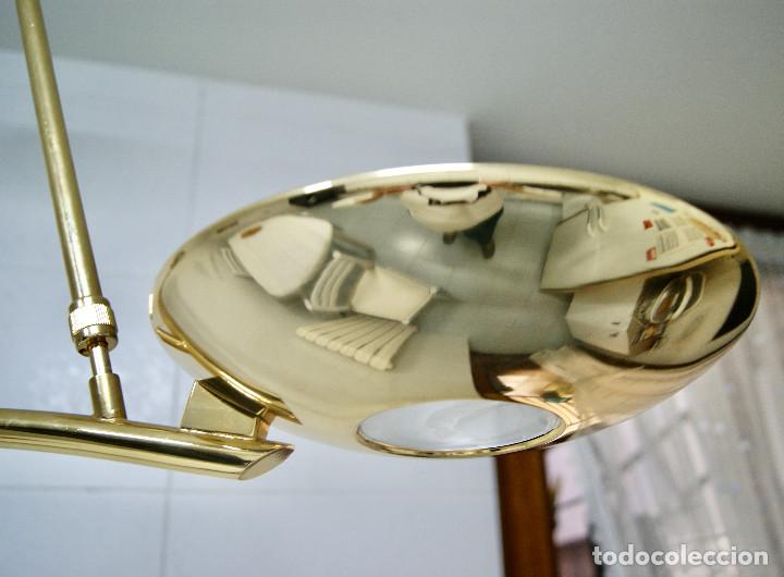 Vintage: lampara de techo dorado y cristal - Foto 10