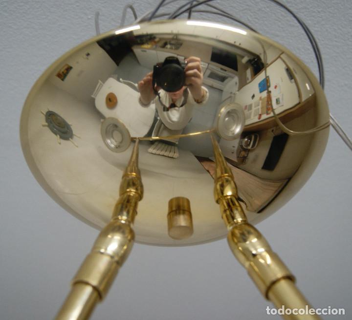 Vintage: lampara de techo dorado y cristal - Foto 13