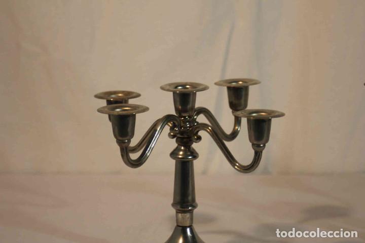 Vintage: PAR CANDELABROS 18,5 - Foto 2