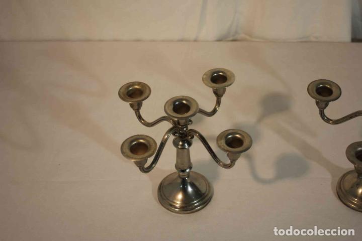 Vintage: PAR CANDELABROS 18,5 - Foto 4