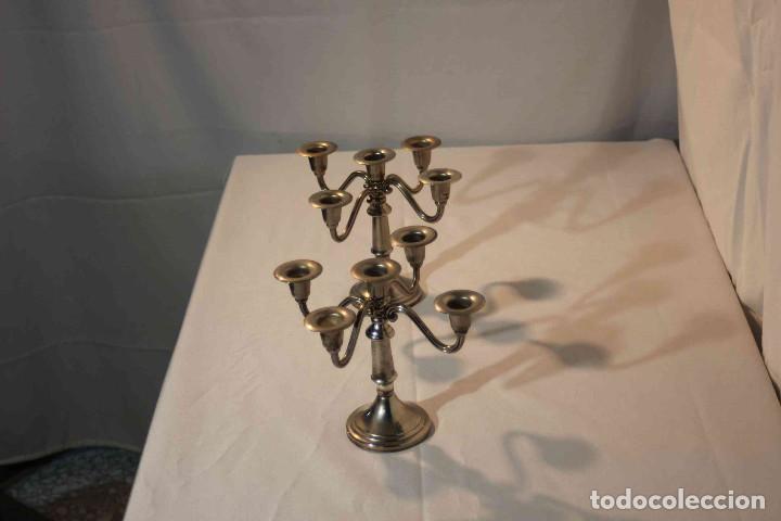 Vintage: PAR CANDELABROS 18,5 - Foto 5