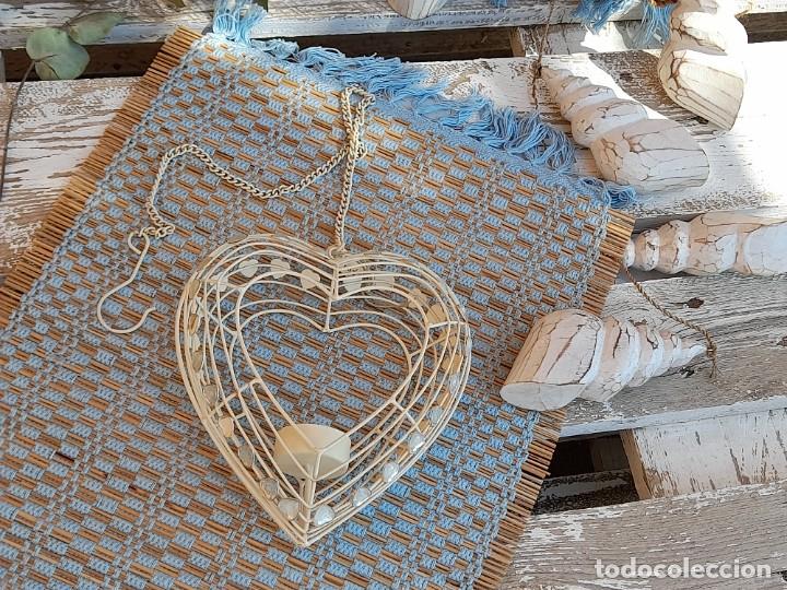 Vintage: Portavela coraz&oacute;n para colgar - Foto 2