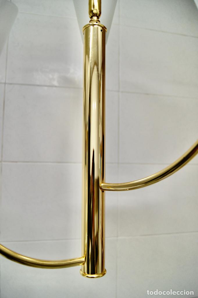 Vintage: lampara de techo, dorado y cristal - Foto 10