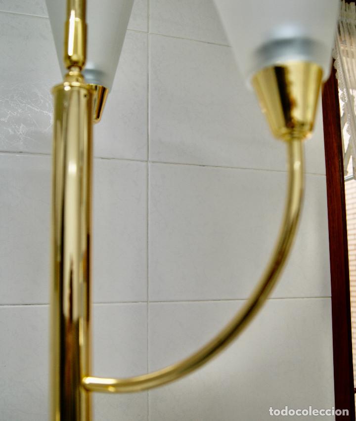 Vintage: lampara de techo, dorado y cristal - Foto 11